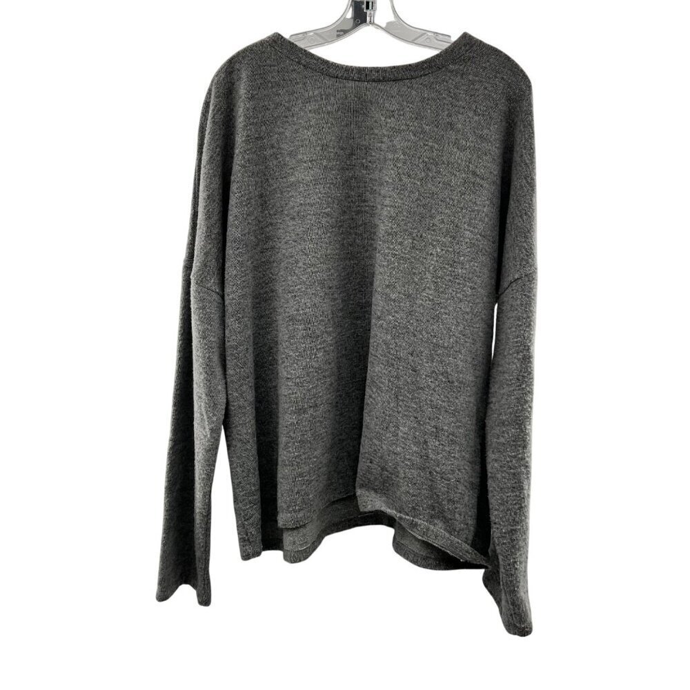 Zara Trafaluc Womens Pullover Sweater Long Sleeve Gray Size Small